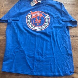 NWT Blue NY Mets League Champions 2015 Men's T XL